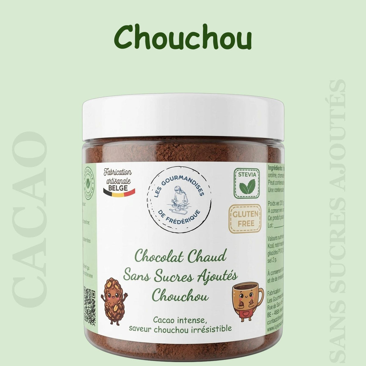 Cacao Sans Sucres Ajoutés | Chouchou