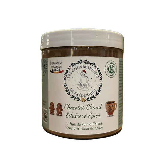 Chocolat chaud édulcoré pain d'épices