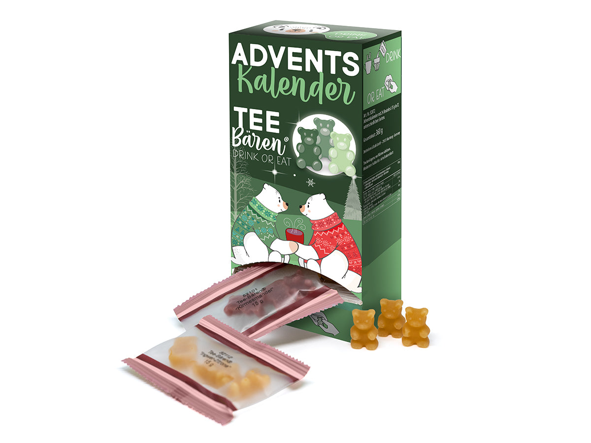 Calendrier de l'avent oursons pour thé vert - Les Gourmandises de Frédérique