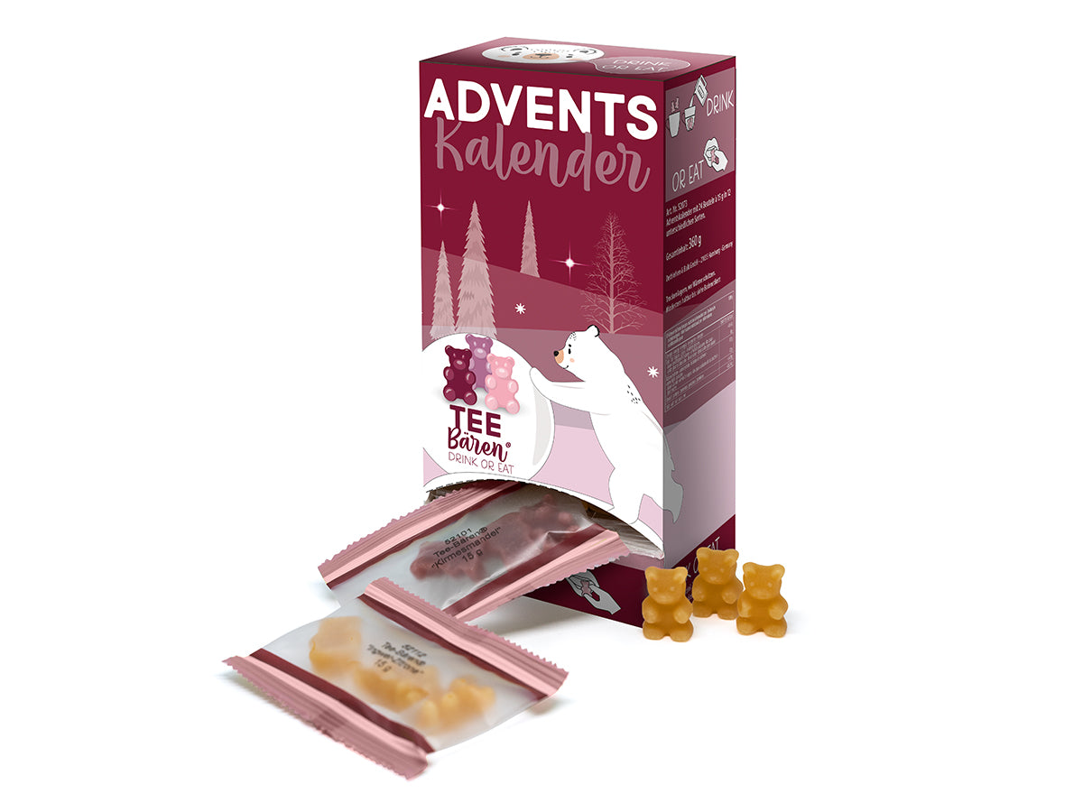 Calendrier oursons pour thé rouge - Les Gourmandises de Frédérique