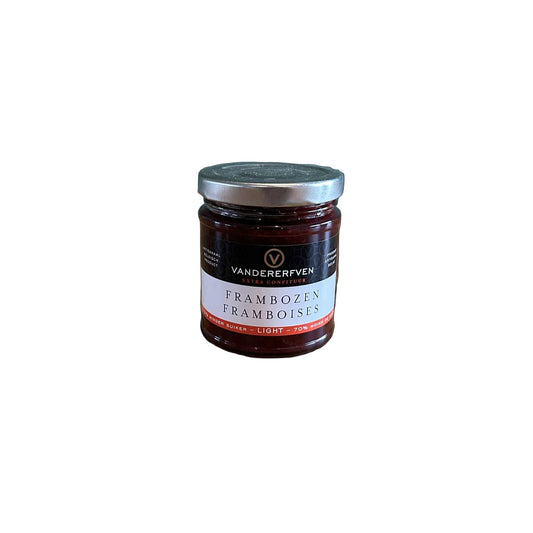 Confiture allégée en sucres framboises
