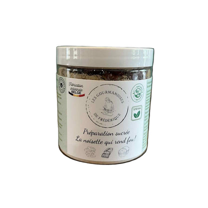Préparation édulcorée "La noisette qui rend fou"
