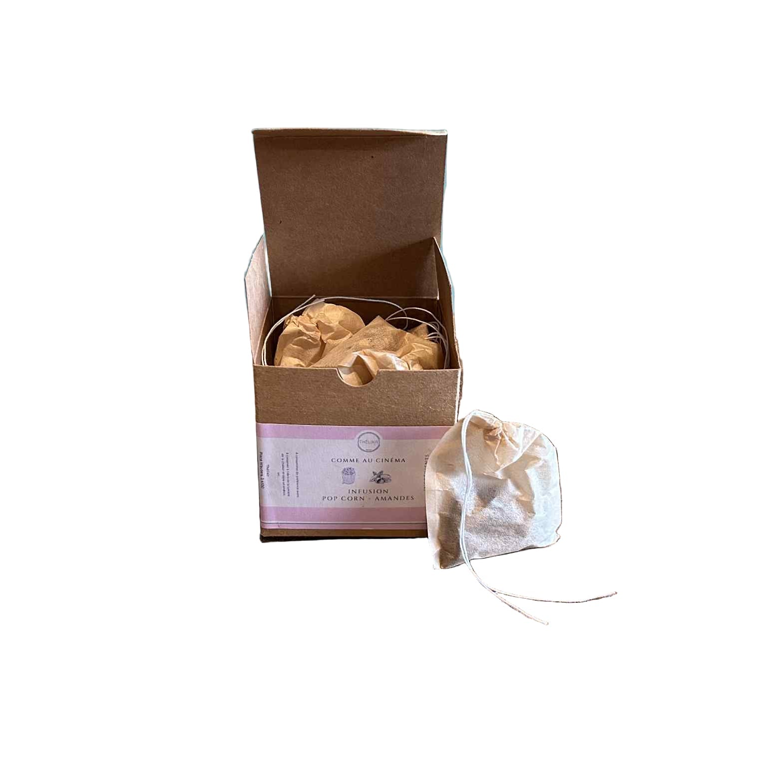 Infusion pop corn amandes - Les Gourmandises de Frédérique