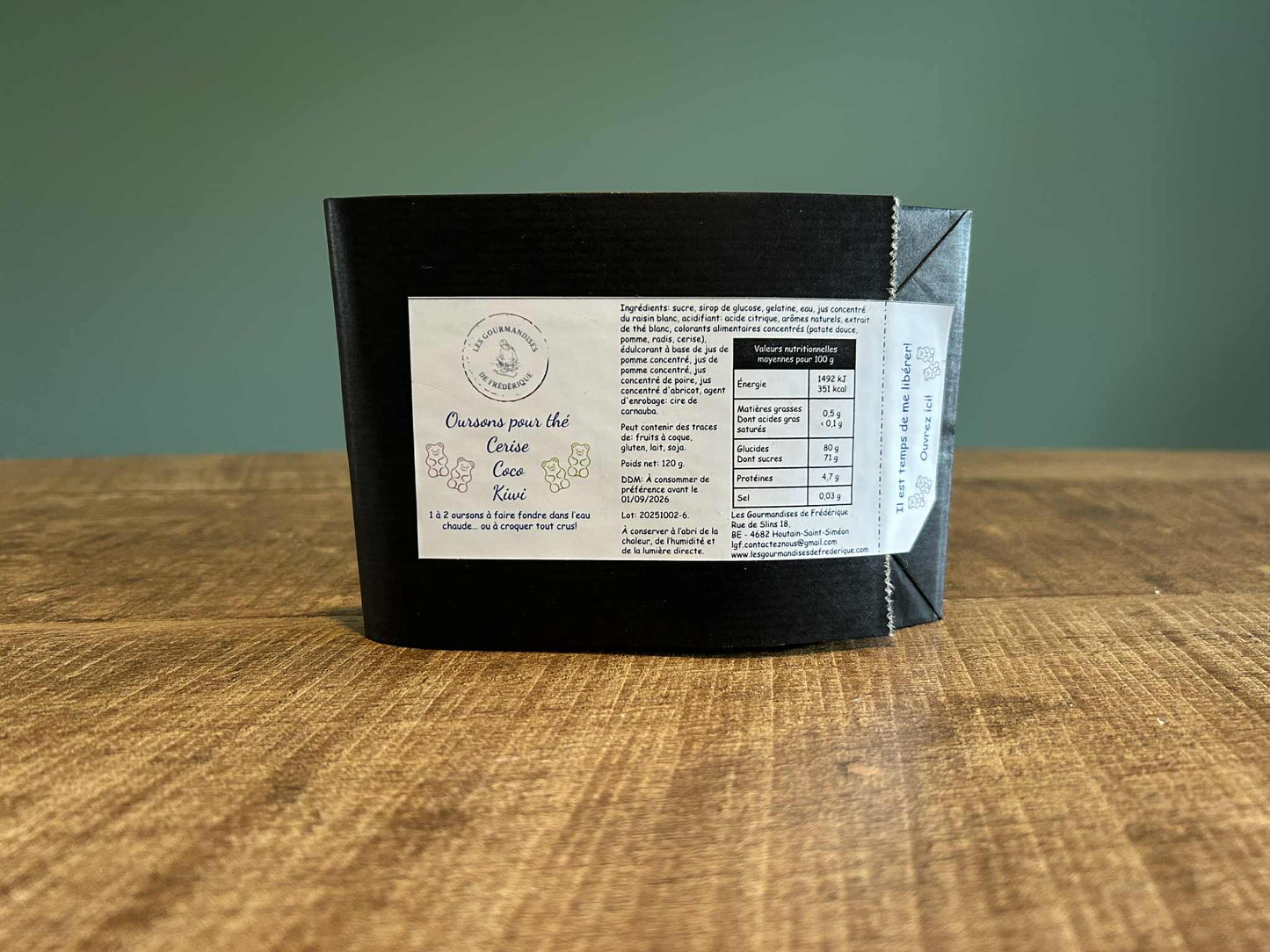 Oursons pour thé cerise coco kiwi - Les Gourmandises de Frédérique