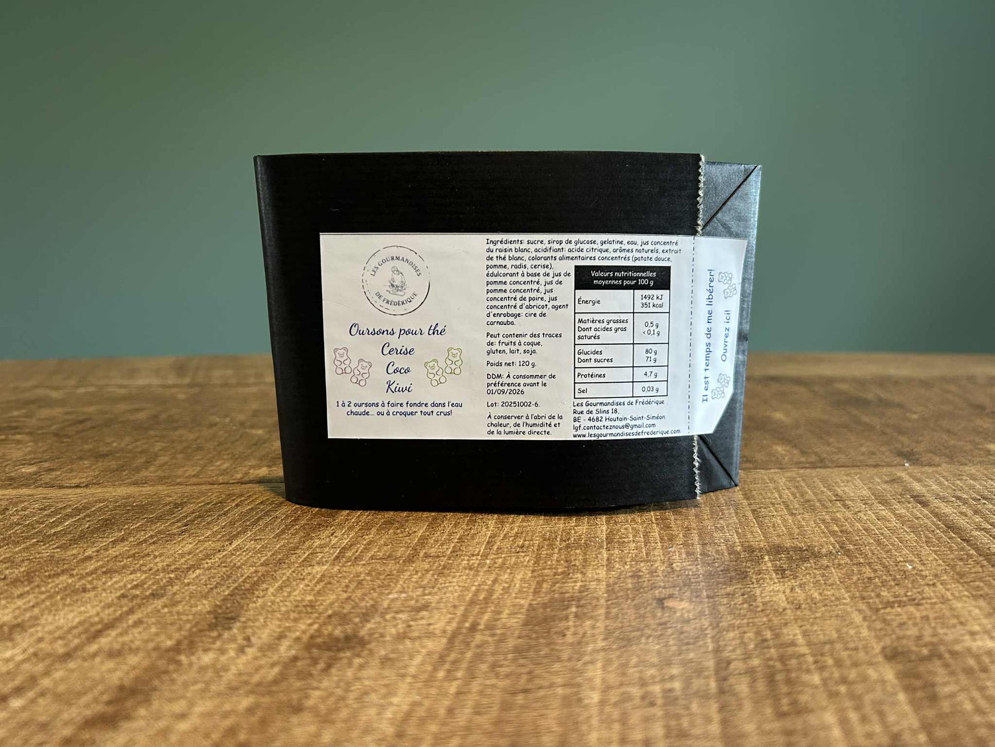 Oursons pour thé cerise coco kiwi - Les Gourmandises de Frédérique