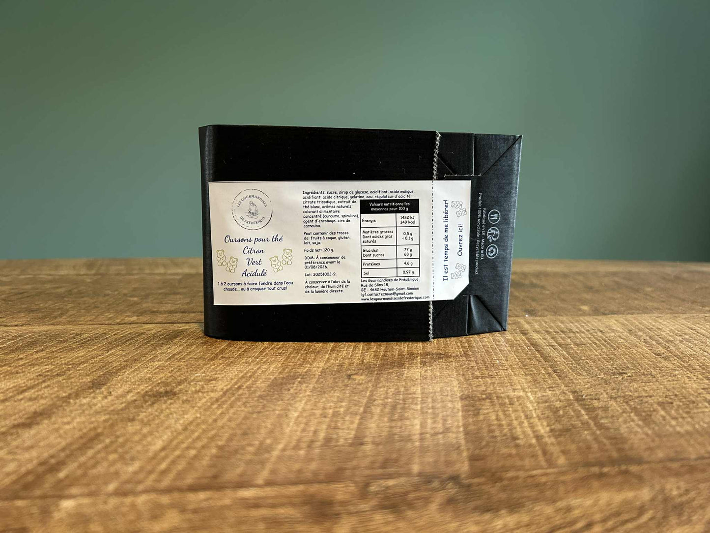 Oursons pour thé citron vert acidulé - Les Gourmandises de Frédérique