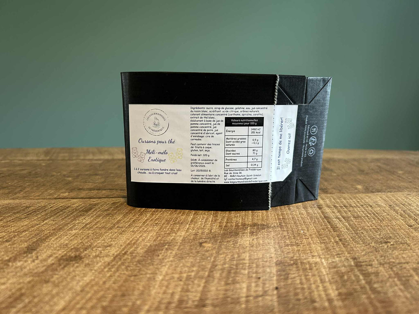 Oursons pour thé méli-mélo exotique - Les Gourmandises de Frédérique 