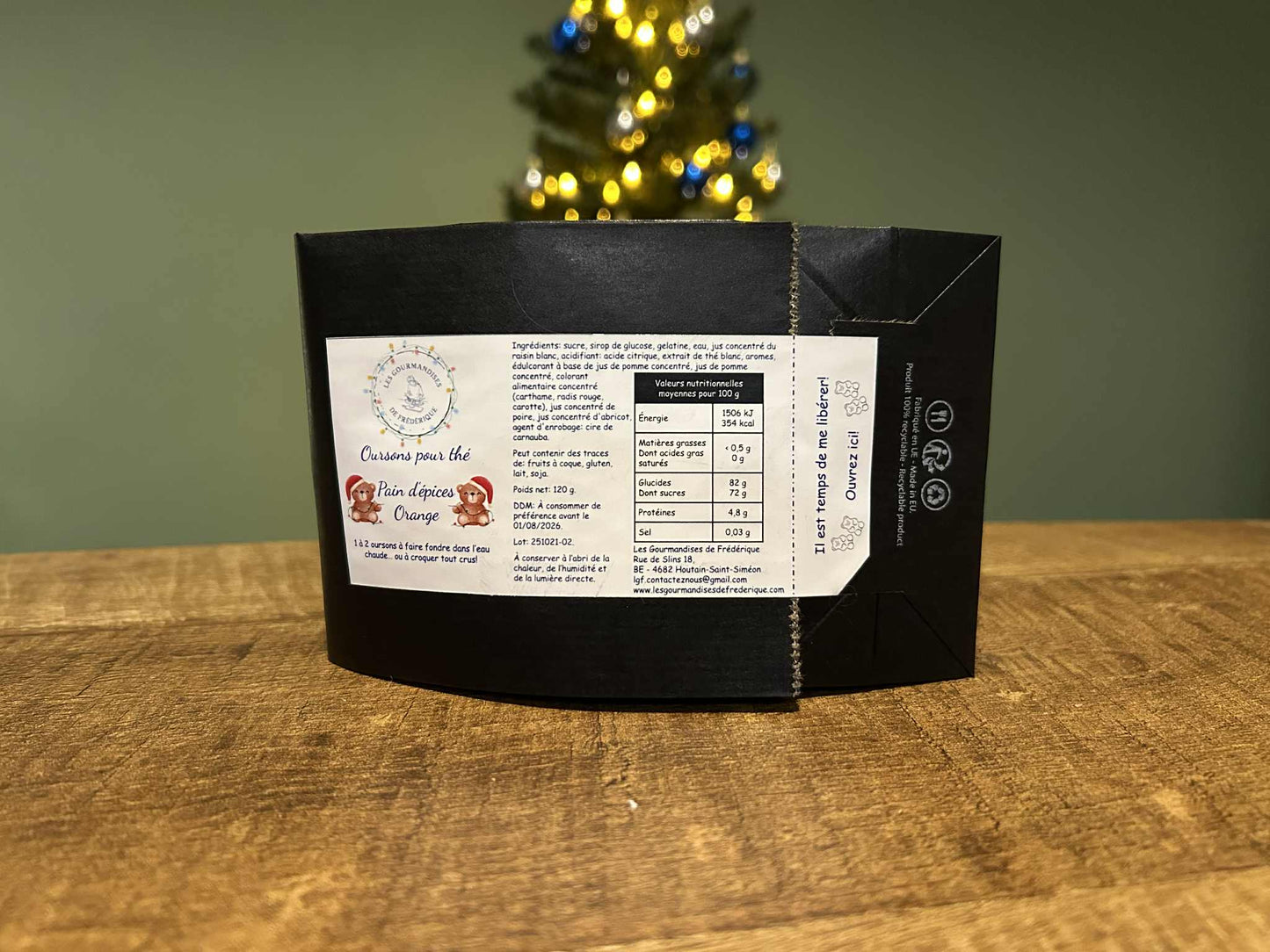 Oursons pour thé pain d'épices - orange - Les Gourmandises de Frédérique