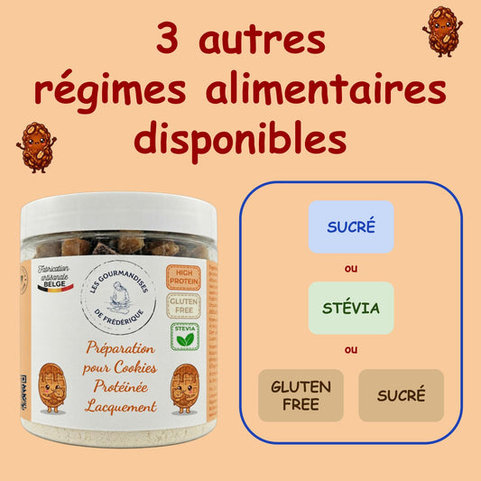 Préparation pour Cookies Protéinée | Lacquement