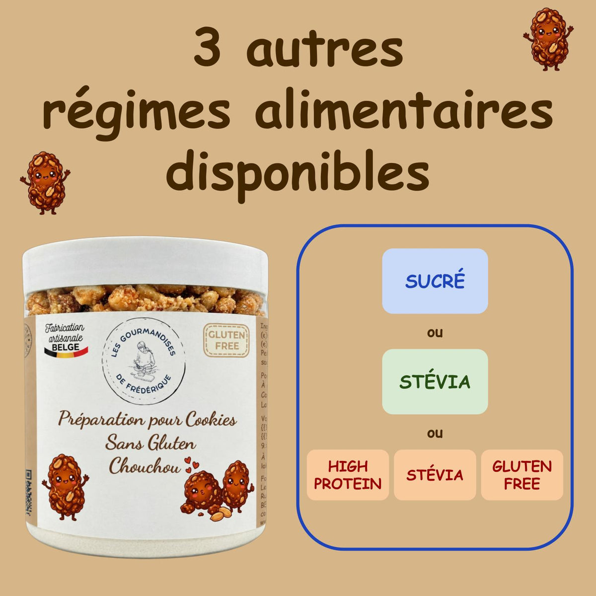 Préparation pour Cookies Sans Gluten | Chouchou