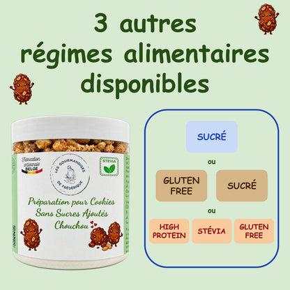 Préparation pour Cookies Sans Sucres Ajoutés | Chouchou