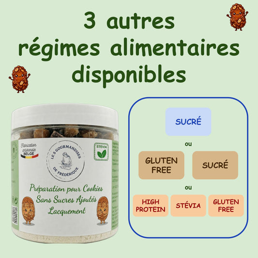Préparation pour Cookies Sans Sucres Ajoutés | Lacquement