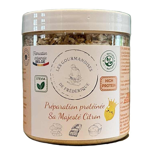 Préparation protéinée Sa Majesté Citron - Les Gourmandises de Frédérique