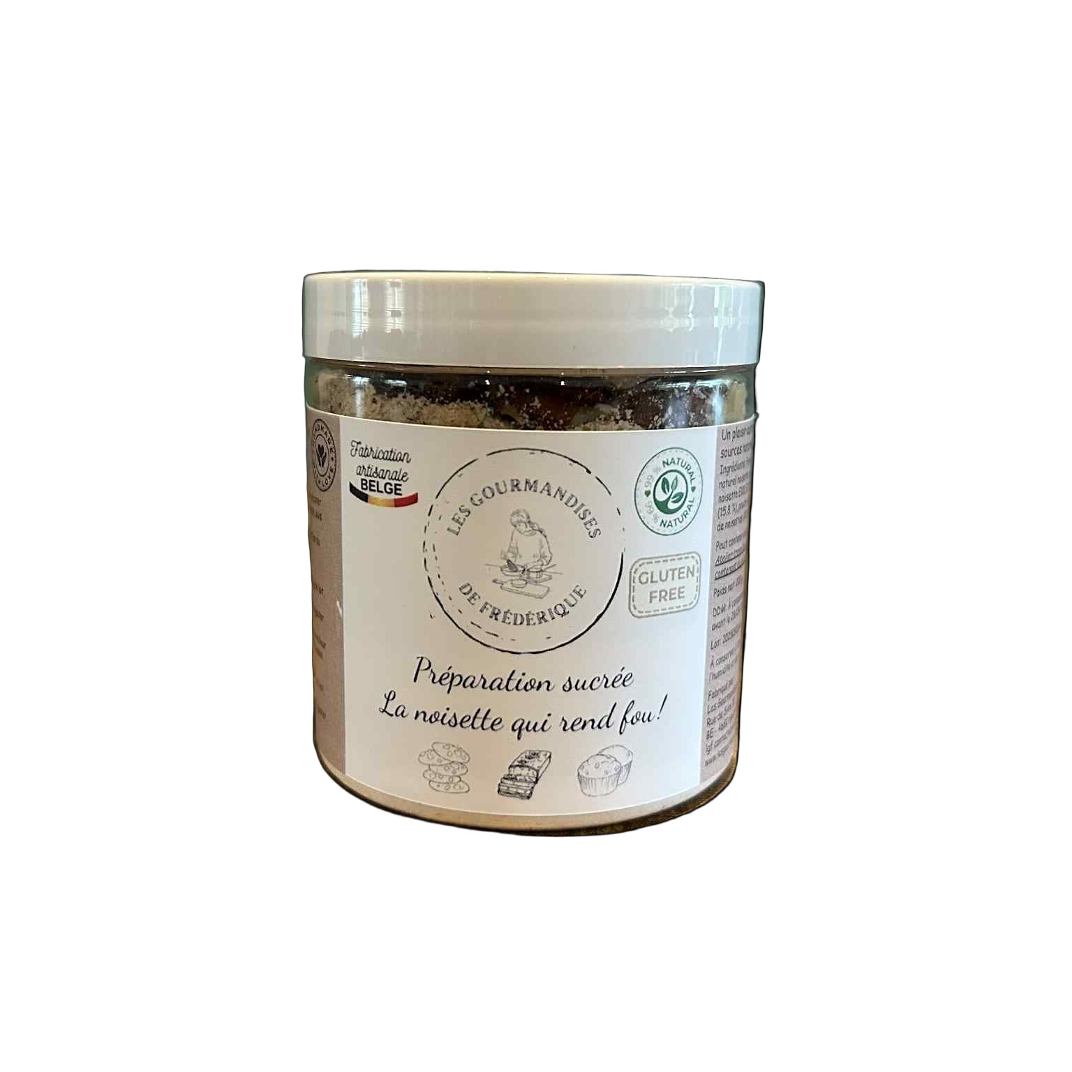 Préparation sans gluten La Noisette qui rend fou! - Les Gourmandises de Frédérique