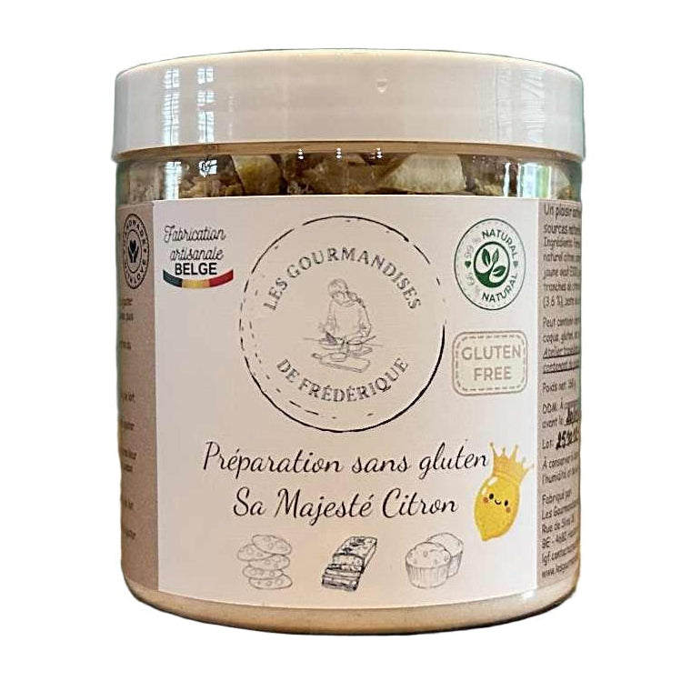 Préparation sans gluten Sa Majesté Citron - Les Gourmandises de Frédériqiue