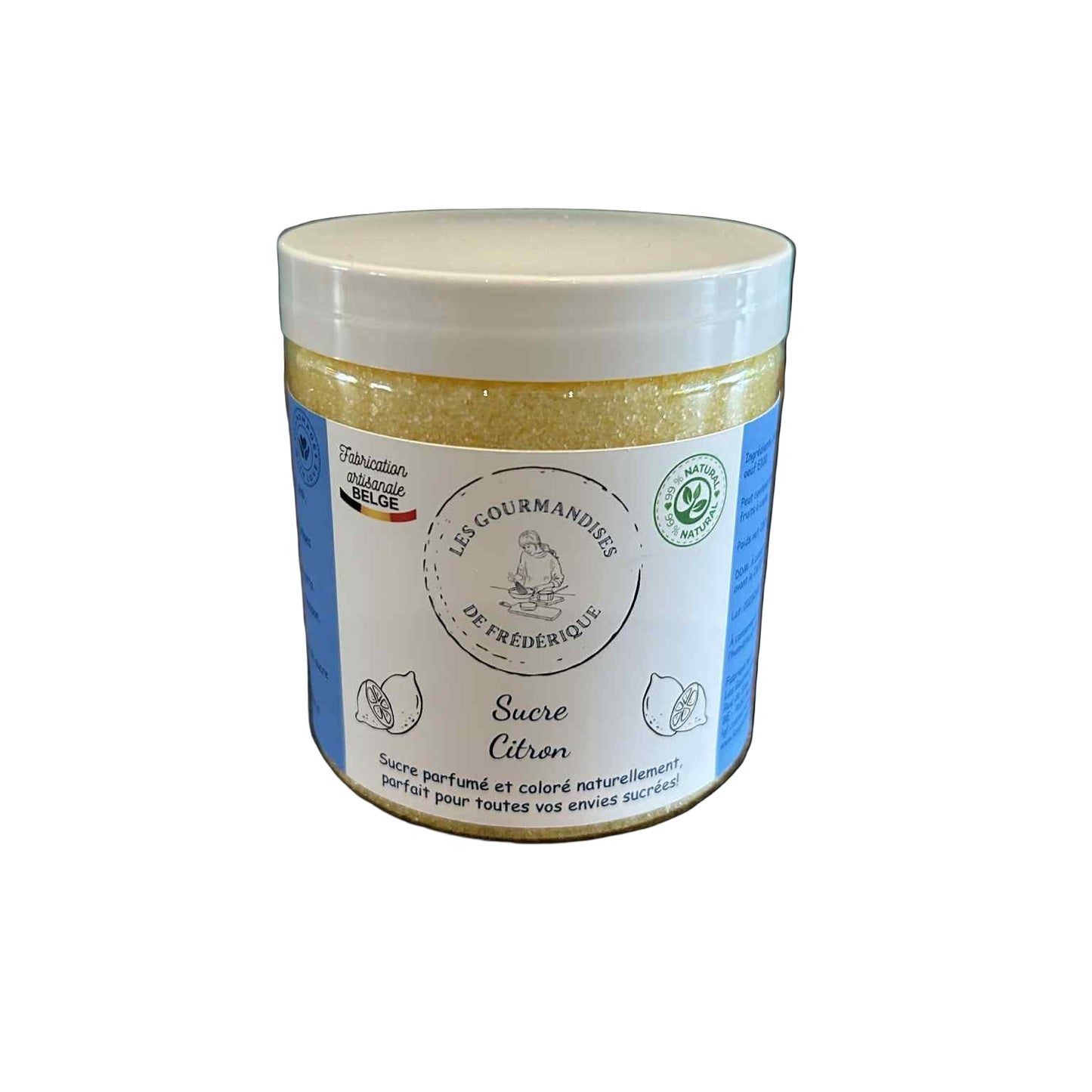 Sucre citron - Les Gourmandises de Frédérique