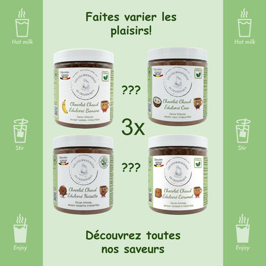 Trio Découverte | Cacaos Sans Sucres Ajoutés
